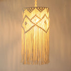 Macrame Hanging Planter Single Shade Plug-in | Kelmera