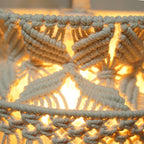Macrame Hanging Planter Single Shade Plug-in | Kelmera