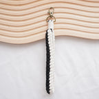 Macrame Keychain Holder Apricot Blue | Kelmera