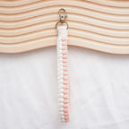 Macrame Keychain Holder Apricot Blue | Kelmera