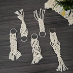Macrame Keychain Set with Decorative Fringes | Kelmera
