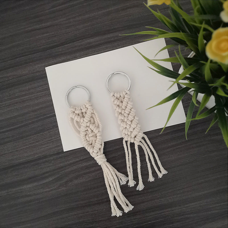 Macrame Keychain Set with Decorative Fringes | Kelmera