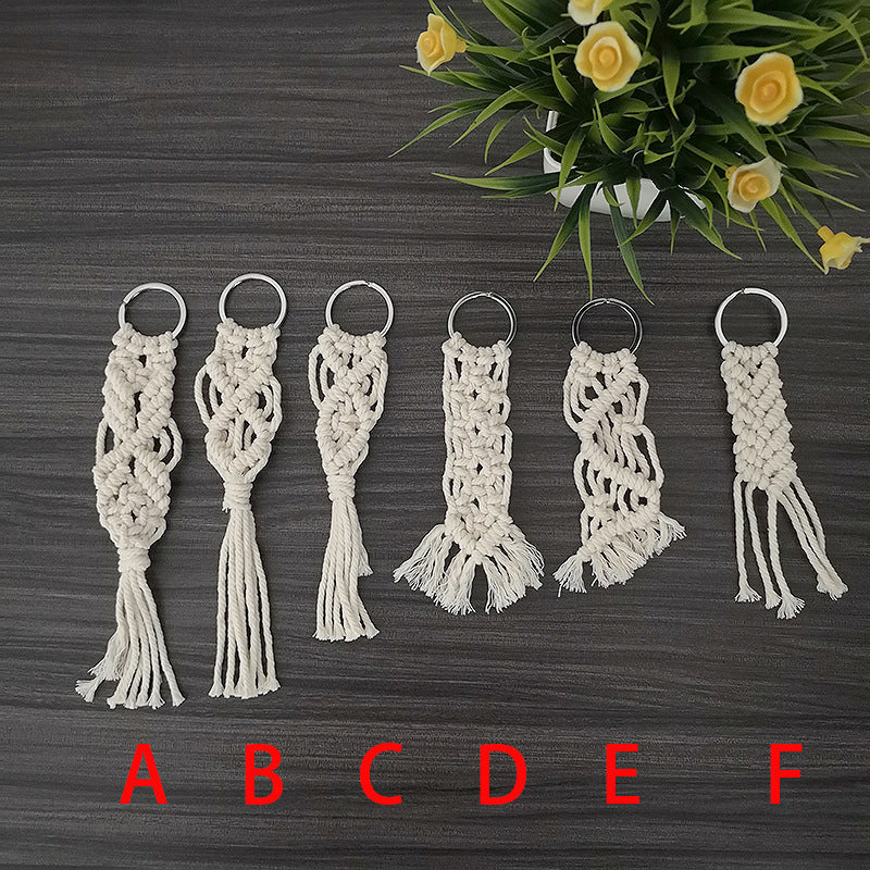 Macrame Keychain Set with Decorative Fringes | Kelmera