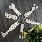 Macrame Keychain Set with Decorative Fringes | Kelmera