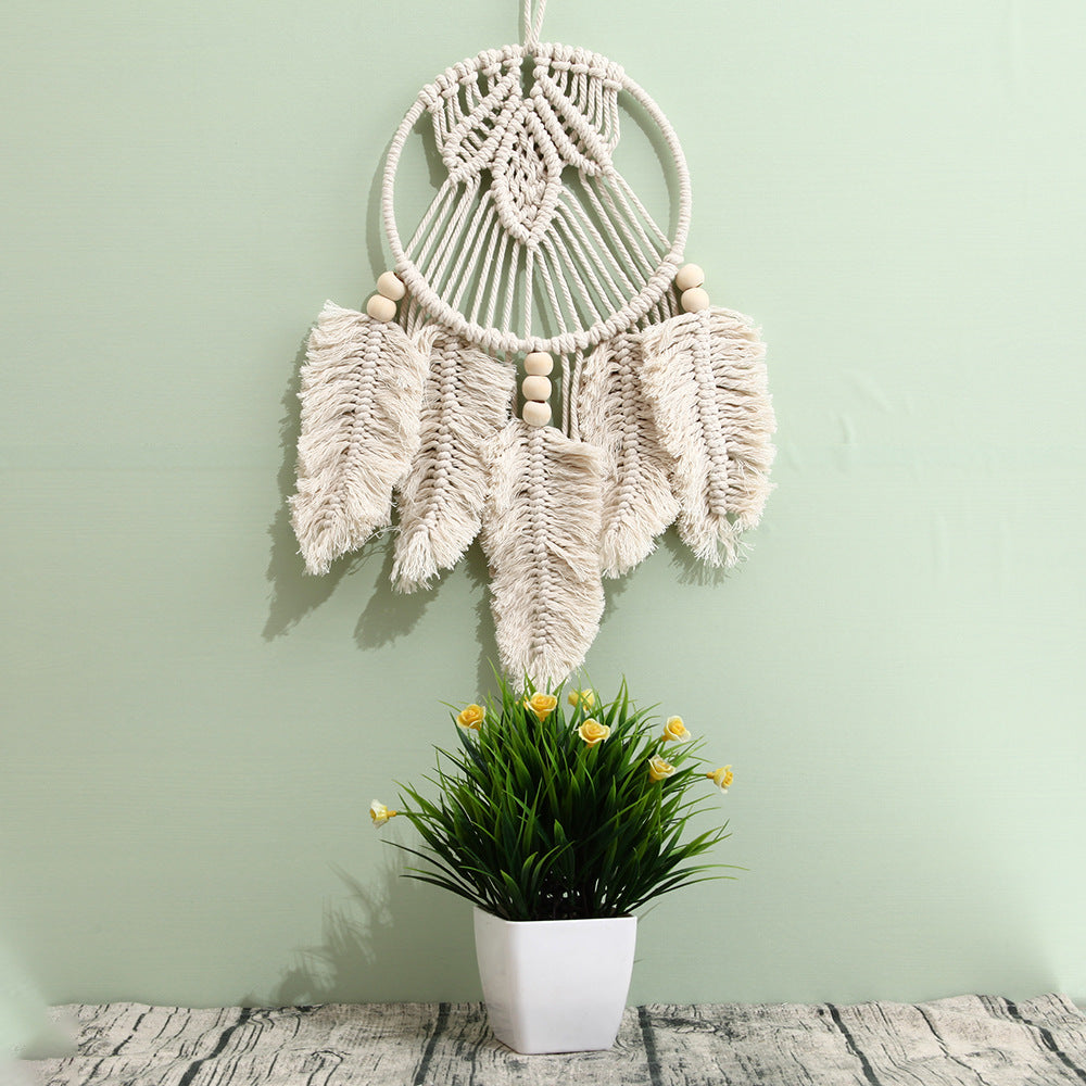 Macrame Leaf Decorative Wall Hanging | Kelmera