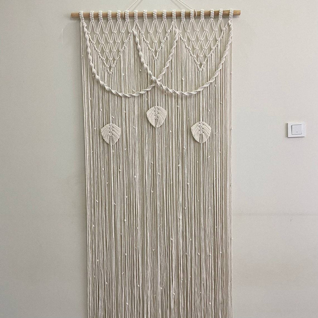 Macrame Leaf Motif Wall Hanging | Kelmera