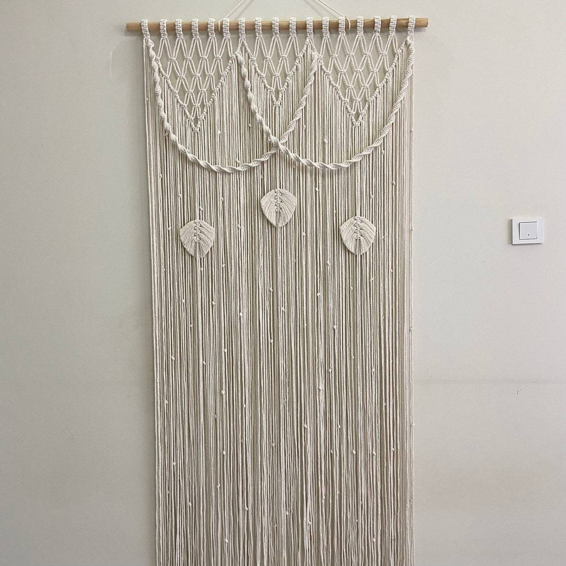 Macrame Leaf Motif Wall Hanging | Kelmera