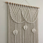 Macrame Leaf Motif Wall Hanging | Kelmera