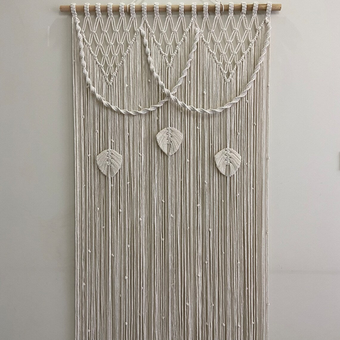 Macrame Leaf Motif Wall Hanging | Kelmera