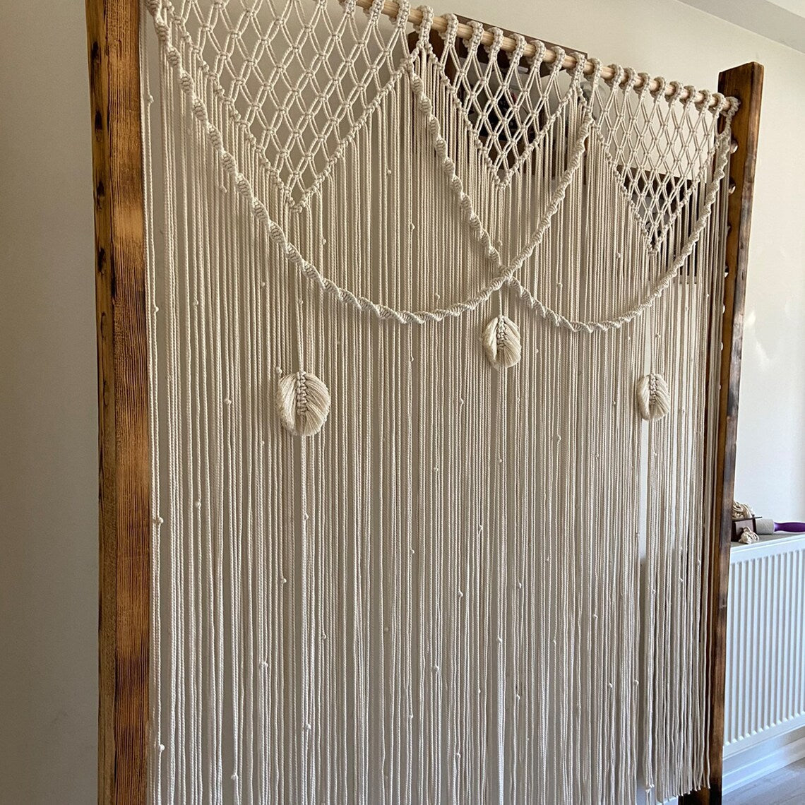 Macrame Leaf Motif Wall Hanging | Kelmera