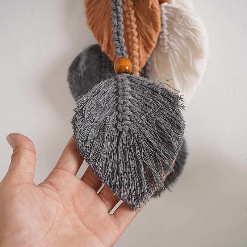 Macrame Leaf Wall Hanging Decor Model Fddd | Kelmera