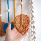 Macrame Leaf Wall Hanging Shelf | Kelmera