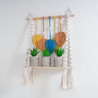 Macrame Leaf Wall Hanging Shelf | Kelmera
