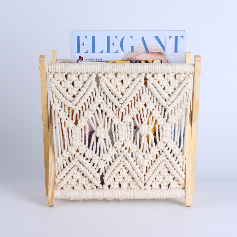 Macrame Magazine Rack | Kelmera