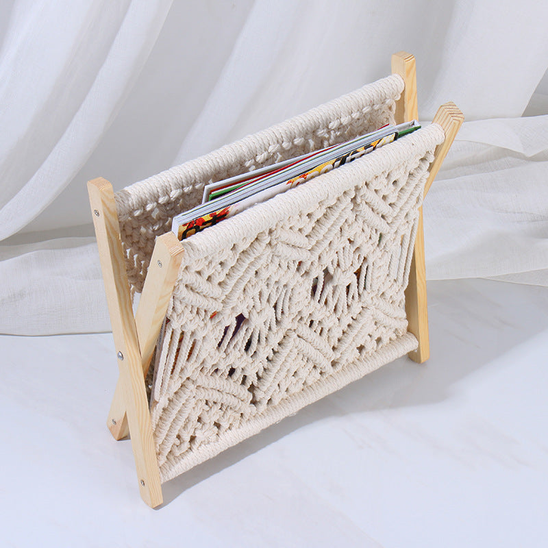 Macrame Magazine Rack | Kelmera