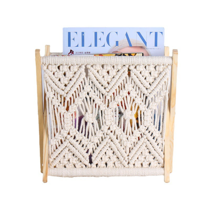 Macrame Magazine Rack | Kelmera