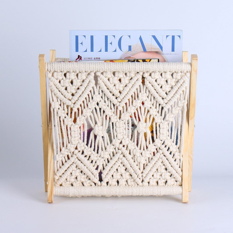 Macrame Magazine Rack | Kelmera