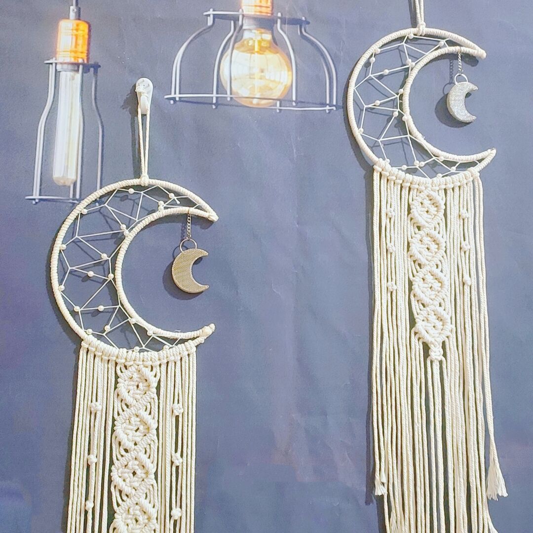 Macrame Moon Wall Hanging Model Djjh | Kelmera