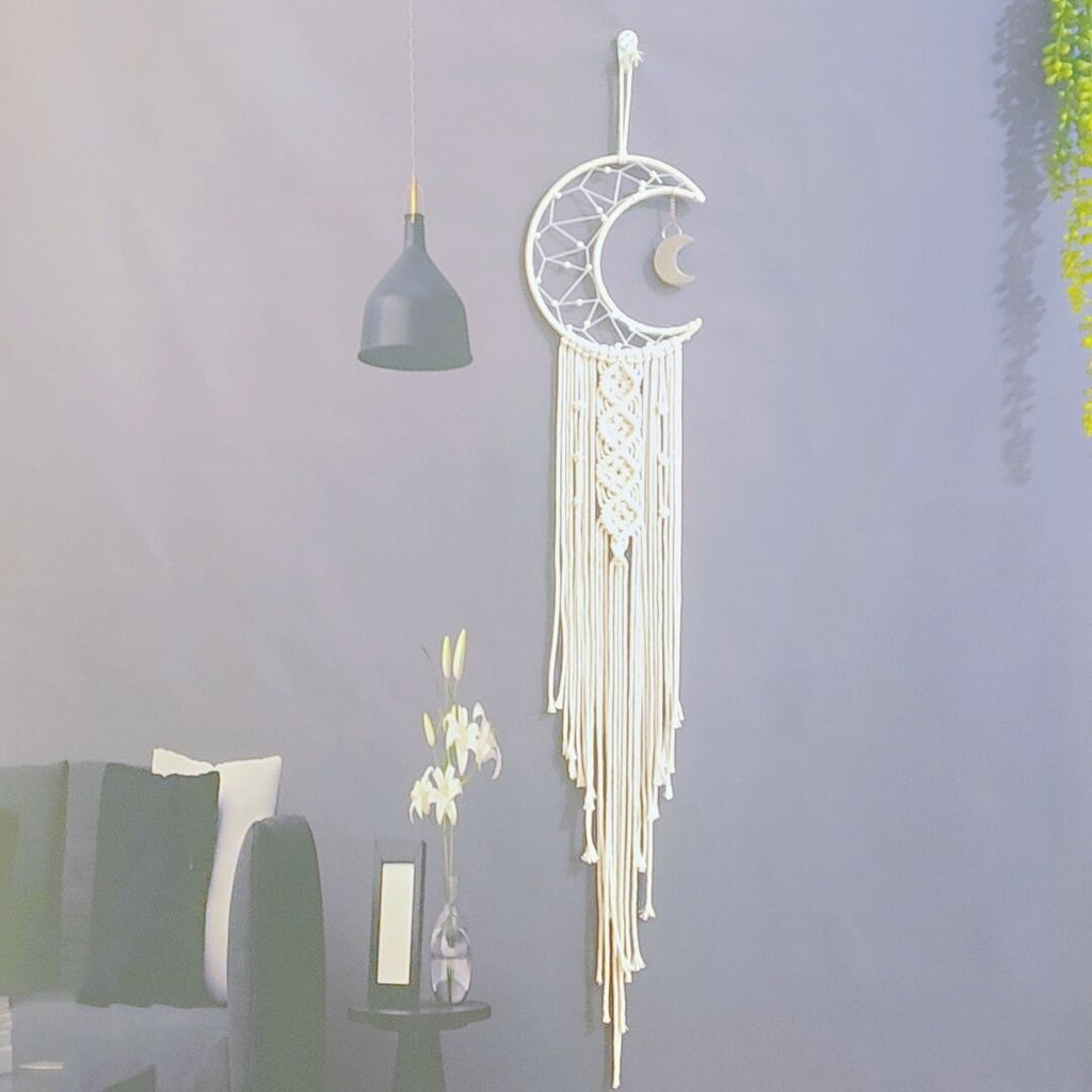 Macrame Moon Wall Hanging Model Djjh | Kelmera