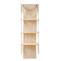 Macrame Multi-Tiered Wall Shelf Organizer | Kelmera