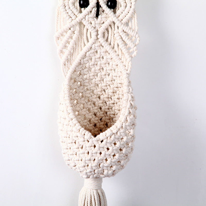 Macrame Owl Hanging Planter | Kelmera