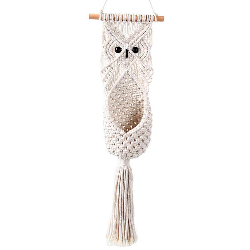 Macrame Owl Hanging Planter | Kelmera