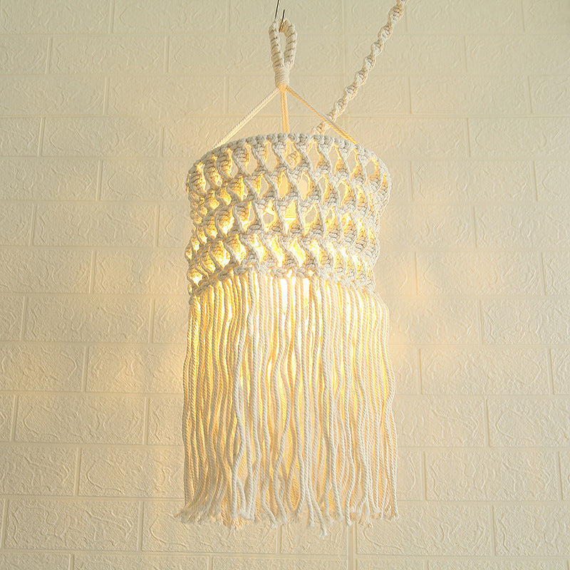 Macrame Pendant Light Fixture | Kelmera