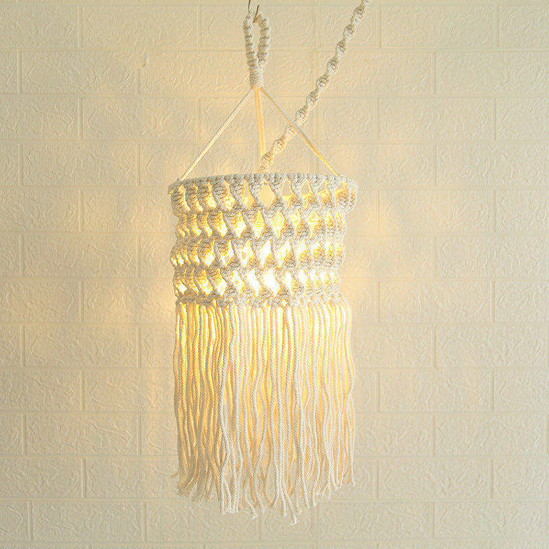 Macrame Pendant Light Fixture | Kelmera