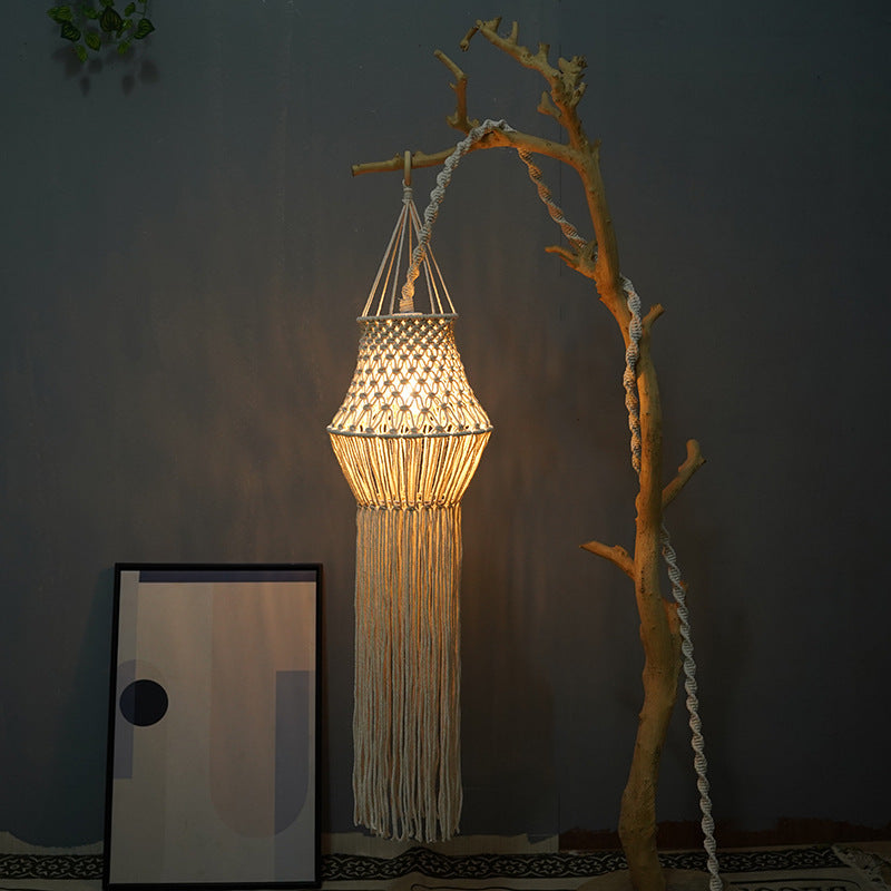 Macrame Pendant Light Shade | Kelmera