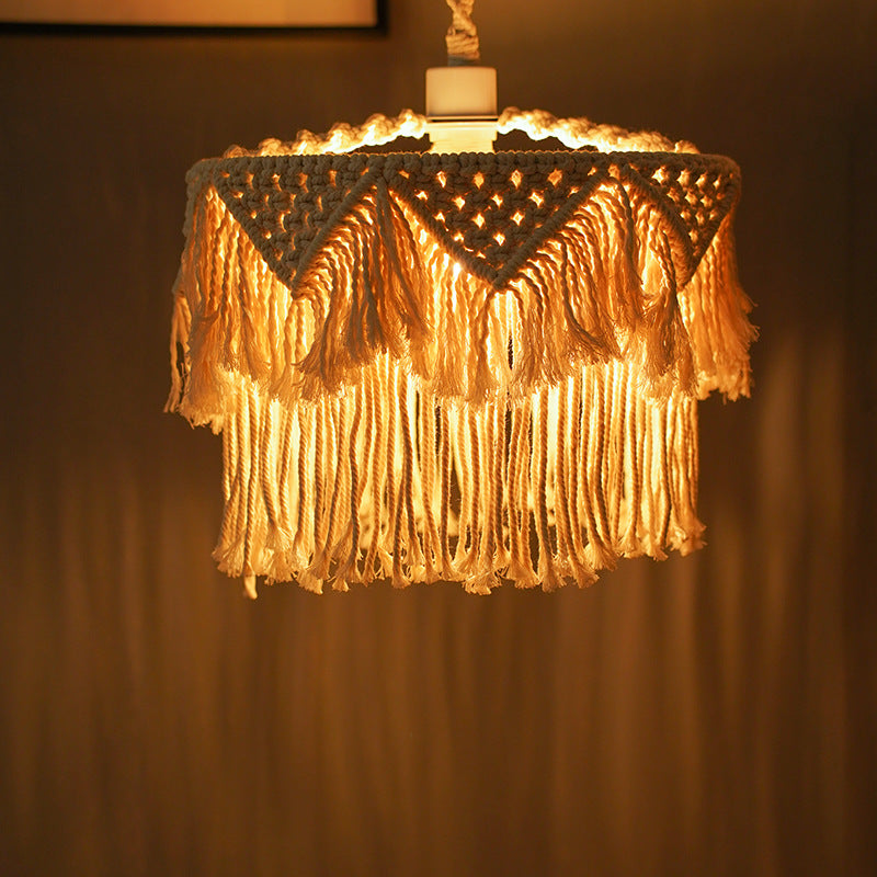 Macrame Pendant Light Shade | Kelmera