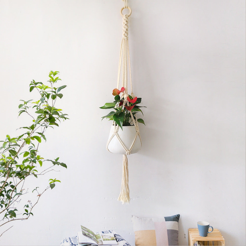 Macrame Plant Hanger Blue | Kelmera