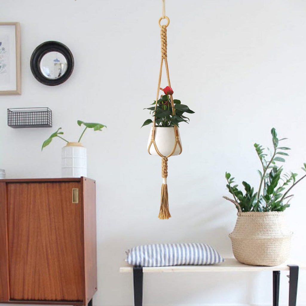 Macrame Plant Hanger Blue | Kelmera
