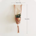 Macrame Plant Hanger Khaki Black | Kelmera