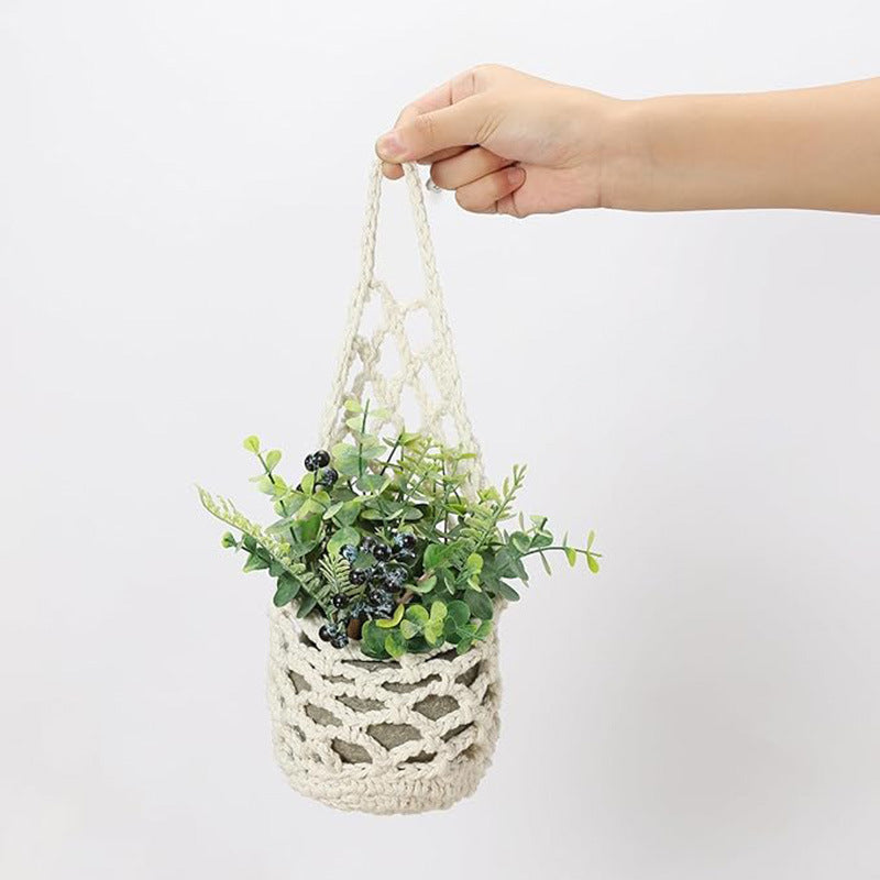 Macrame Plant Hanger White | Kelmera