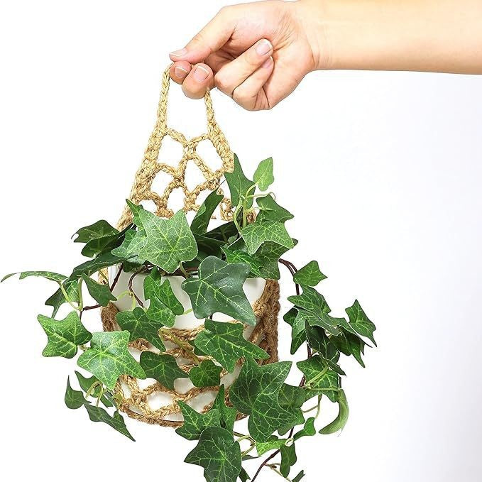 Macrame Plant Hanger White | Kelmera