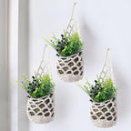 Macrame Plant Hanger White | Kelmera