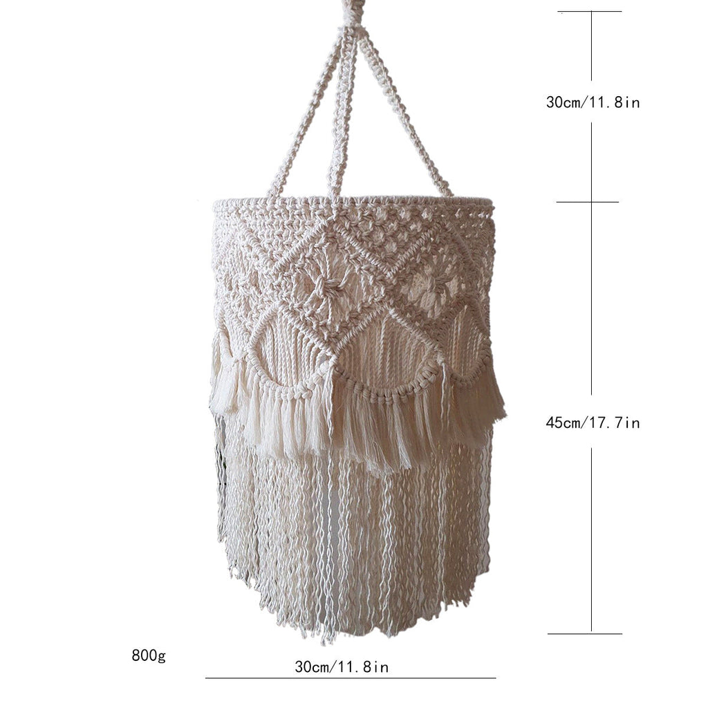 Macrame Plant Hanger with Decorative Fringes | Kelmera