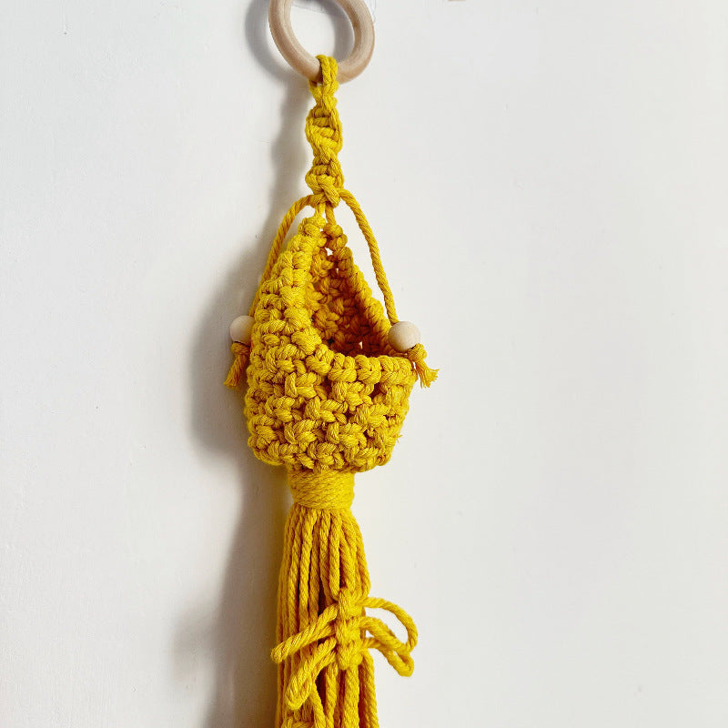 Macrame Plant Hanger with Decorative Tassels | Kelmera