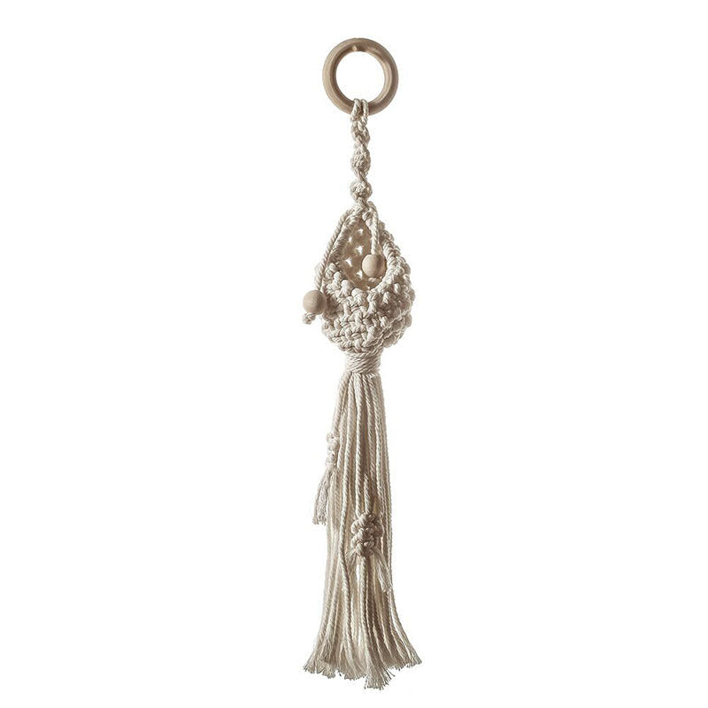 Macrame Plant Hanger with Decorative Tassels | Kelmera