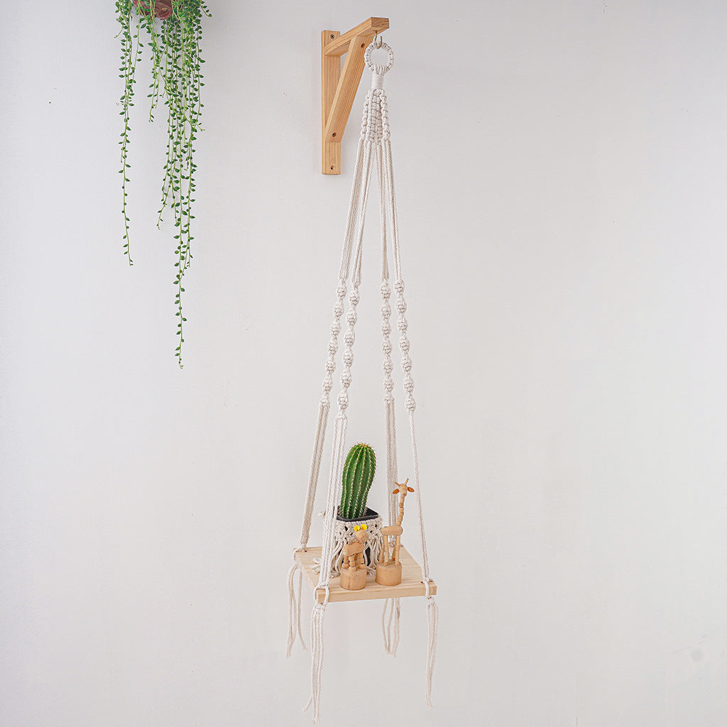 Macrame Plant Hanging Shelf | Kelmera