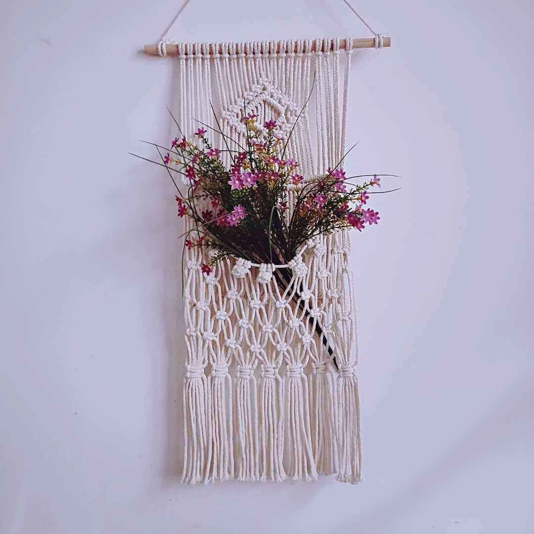 Macrame Plant Holder Flower Basket | Kelmera
