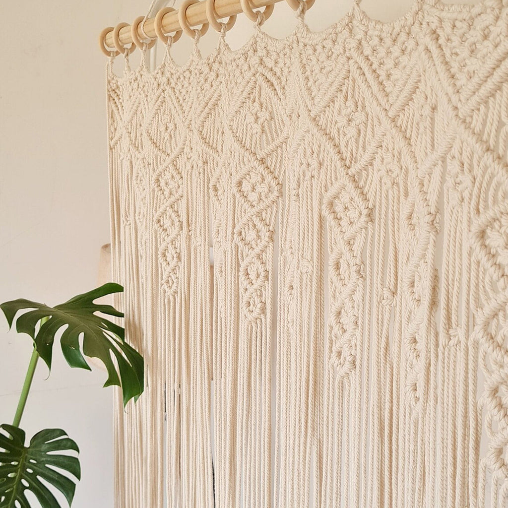 Macrame Room Divider Curtain | Kelmera