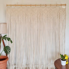 Macrame Room Divider Curtain | Kelmera