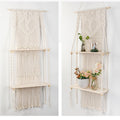 Macrame Shelf Board with Heart Design | Kelmera