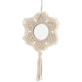 Macrame Star-Shaped Wall Mirror | Kelmera