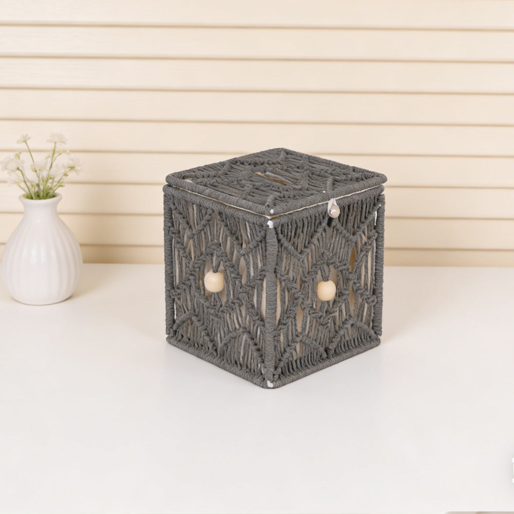 Macrame Storage Box | Kelmera