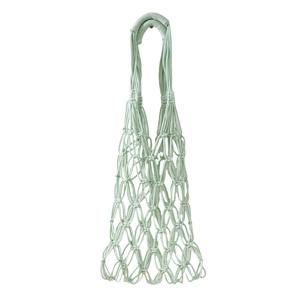 Macrame Tote Bag Green | Kelmera