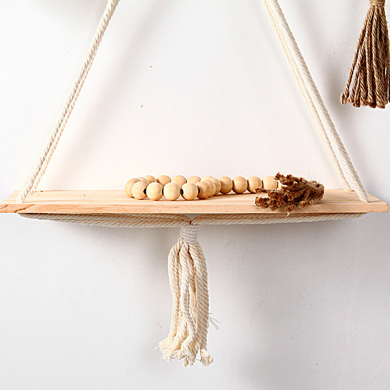 Macrame Triangle Floating Shelf | Kelmera