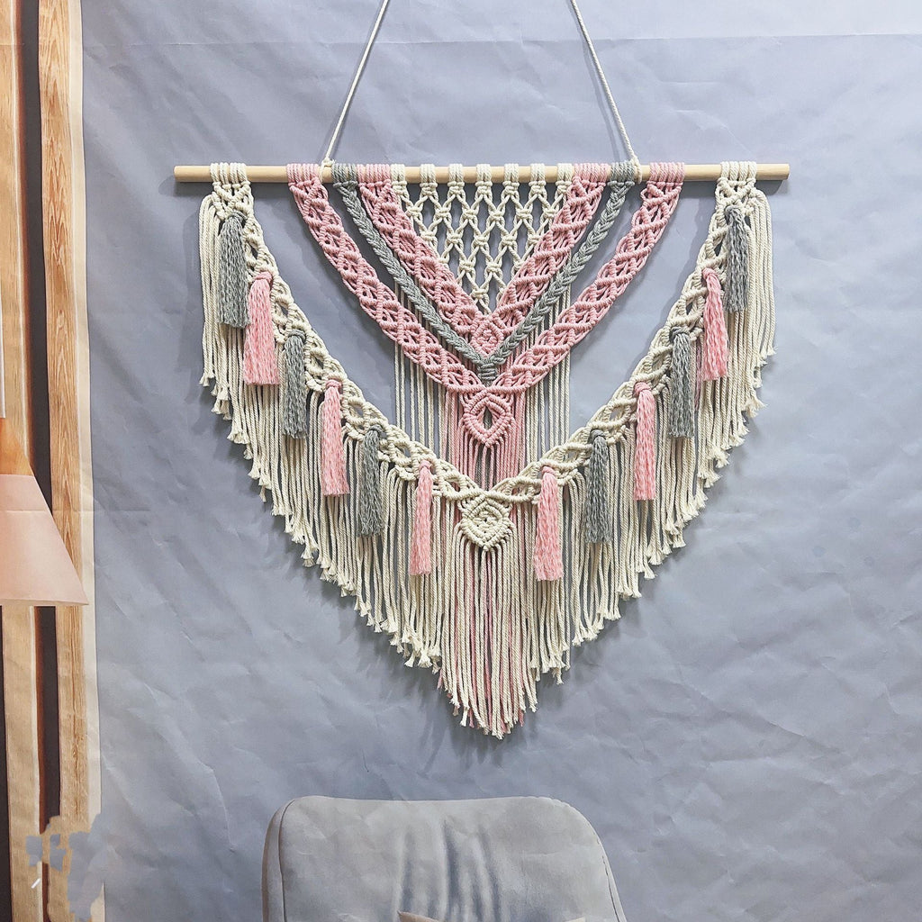 Macrame Wall Art 32 × 30 Inch | Kelmera