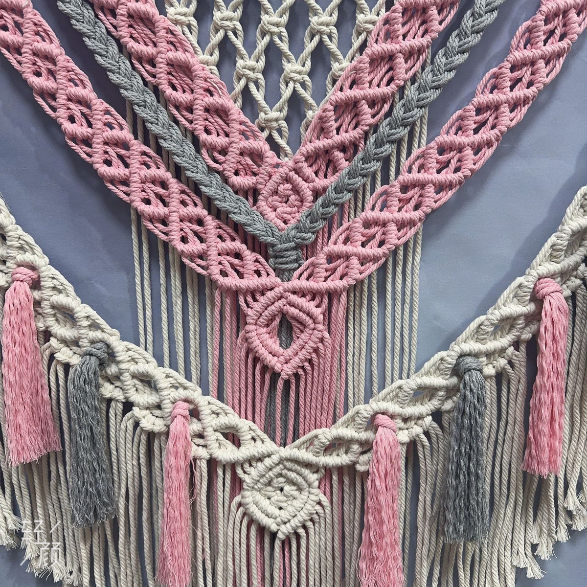 Macrame Wall Art 32 × 30 Inch | Kelmera